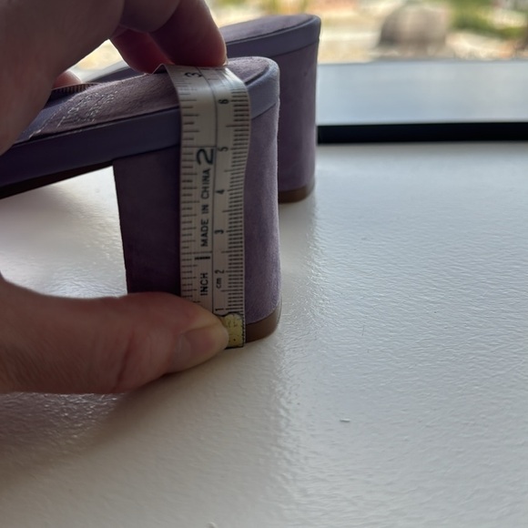 Jeffrey Campbell Malinin Block Heel Sandal Size 8.5 Lilac Purple - Picture 6 of 11